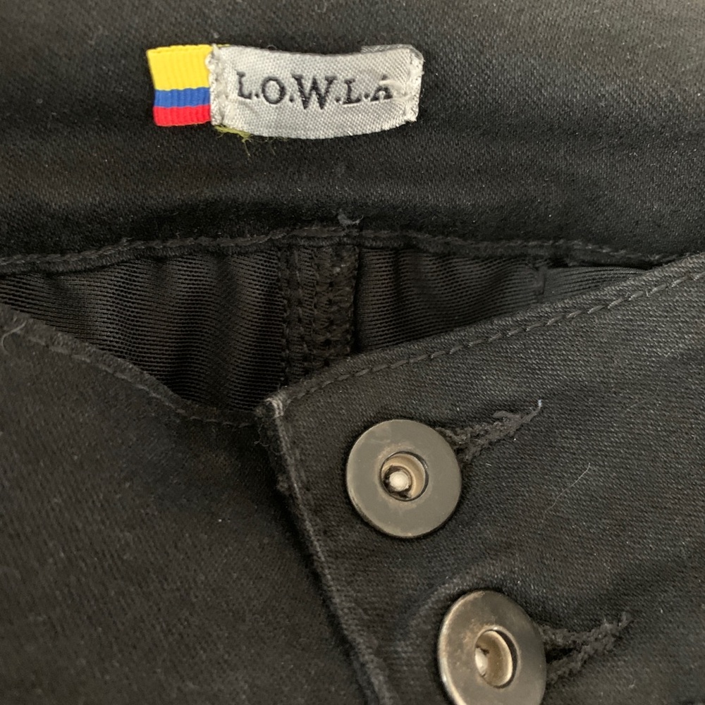 LOWLA Columbian Butt Lift Jeans Size 7  BLACK